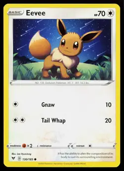 Eevee 130/185 Common Miscellaneous Cards & Products Pokemon Card - Image 1