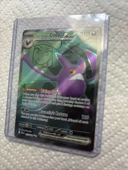 Pokemon Cards: Team Rocket's Crobat EX Ultra Rare - Destined Rivals - NM - Image 1