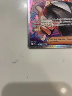 Pokemon TCG Destined Rivals Team Rockets Giovanni Card Sir Eng 238/182 - Image 4