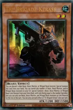 MP21-EN170 TRI-BRIGADE KERASS ULTRA RARE 1ST EDITION YuGiOh CARD - Image 1