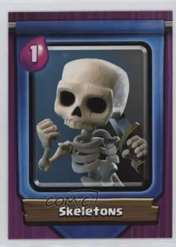 2018 Clash Royale Collectible Cards Purple Skeletons #19 - Image 1