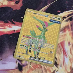 Pokemon Card Iron Leaves ex 213/162 SV Temporal Forces Hyper Rare - Image 1