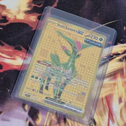 Pokemon Card Iron Leaves ex 213/162 SV Temporal Forces Hyper Rare - Image 4