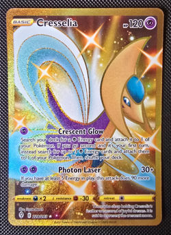 Pokemon Cards - Cresselia - SWSH Evolving Skies - Secret Rare - 228/203 - M/NM - Image 1