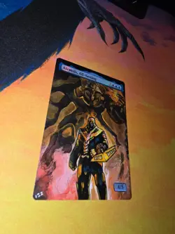 MTG ALTERED 1X Atemsis, All-Seeing magic the gathering hand painted Thanos meme - Image 3