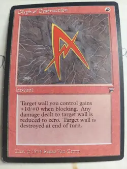 Glyph of Destruction [Legends] Magic MTG LP/NM - Image 1