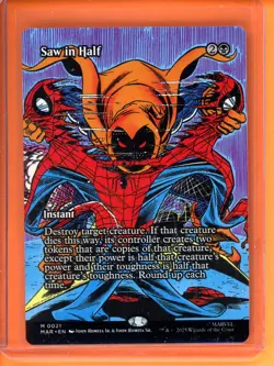 Marvel's Spider-Man Saw in Half (Borderless) Rare #21 - Image 1