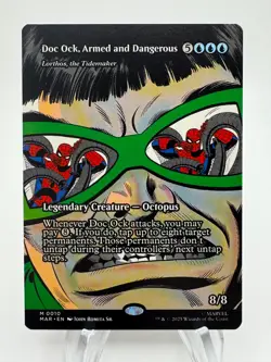 MTG Spider-Man DOC OCK, ARMED AND DANGEROUS (Lorthos) Borderless Mythic #10 - Image 1