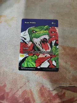 Beast Within Borderless Marvel's Spider-Man MTG NM - Image 1
