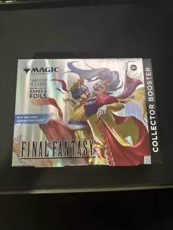 Magic The Gathering Final Fantasy Collector Booster Omega Pack New Sealed! - Image 1