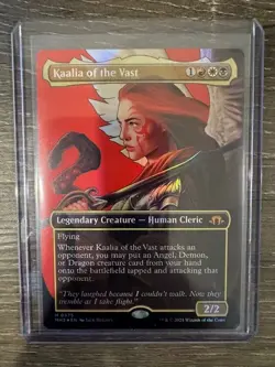 Magic The Gathering Modern Horizons 3 Borderless Foil Kaalia of the Vast #0375 - Image 1