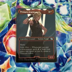 Prompto Argentum Borderless Surge Foil, MTG Single, FIN 0532 Uncommon NM - Image 1