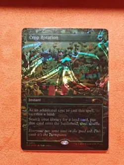 Crop Rotation HALO FOIL - Encyclopedia Secret Lair Magic The Gathering - Image 1