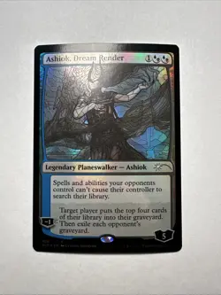 Ashiok, Dream Render (Stained Glass) - FOIL - Secret Lair - Near Mint - MTG - Image 1