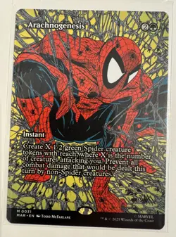Arachnogenesis (Borderless) Regular 0031 Marvel Universe Eternal-Legal MTG NM - Image 1