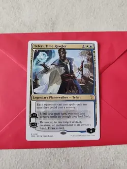 Teferi, Time Raveler Mystery Booster 2 White Boarder NM - Image 1