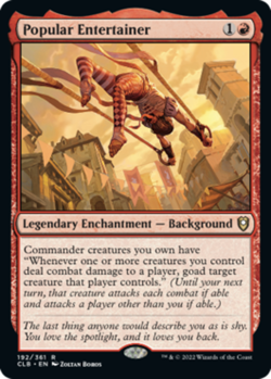 x1 Popular Entertainer - Battle for Baldur's Gate - NM - MTG - Image 1
