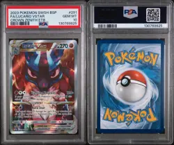 Lucario VSTAR 2019 Pokemon Sword & Shield Crown Zenith Promo SWSH291 PSA 10 - Image 1