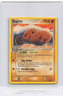 DUGTRIO 5/100 - NON-HOLO RARE - Crystal Guardians - 2006 Pokemon Card - NM - Image 1