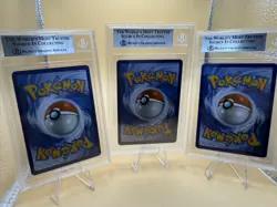 Journey Together Lot Of 3 BGS Grade 9 Bellibolt, Zorua, And Wooloo Pokemon - Image 5