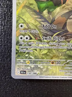 Unfezant 150/086 Illustration Rare Pokemon TCG New Mint Condition - Image 5