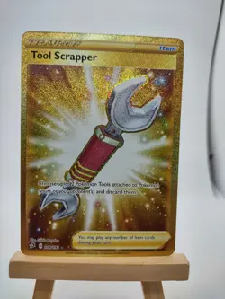 Tool Scrapper 208/192 Rebel Clash NM Full Art Gold Secret Rare Pokemon Card - Image 1