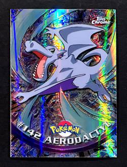 2000 Pokemon AERODACTYL Topps Chrome Series 2 SPECTRA Holo Foil Card #142 - MINT - Image 1