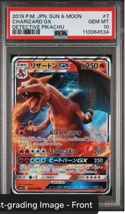 PSA 10 Charizard Gx 7 Detective Pikachu Pokemon 2019 Japanese Sun & Moon - Image 3