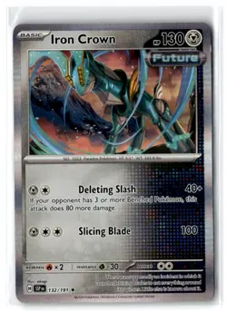 2024 Scarlet & Violet Series - Surging Sparks Iron Crown #132 Rare Holo - Image 1