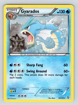 Pokemon TCG Gyarados Dragons Exalted 24 Holo Cosmos Holo Rare - Image 1