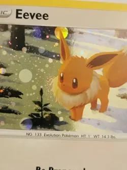 Eevee SWSH190 🌀Swirl🌀 Black Star Promo Holo NM Pokemon TCG - Image 1