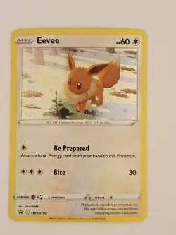Eevee SWSH190 🌀Swirl🌀 Black Star Promo Holo NM Pokemon TCG - Image 3