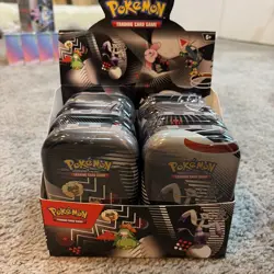 Pokemon TCG: Unova Mini Tin Display Box (8 Tins) - Black Bolt & White Flare ! - Image 4