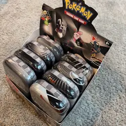 Pokemon TCG: Unova Mini Tin Display Box (8 Tins) - Black Bolt & White Flare ! - Image 5
