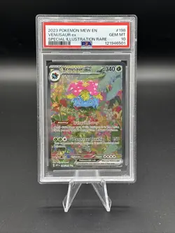 2023 Pokemon Mew 198 EN Venusaur ex Special Illustration Rare PSA 10 - Image 1