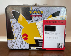 Pokemon Celebrations 25th Anniversary Collectors Chest Lunch Box Tin - NEW - Image 1