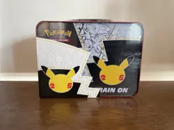 Pokemon Celebrations 25th Anniversary Collectors Chest Lunch Box Tin - NEW - Image 2