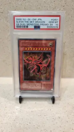 Yugioh PSA 10 Set Gem Mint Slifer #G401, Obelisk #G402 & Ra #G403 2000 Promo - Image 3