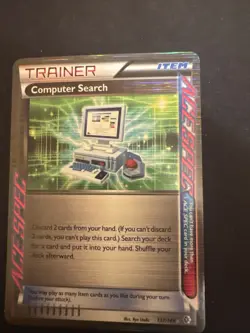 Pokemon TCG Computer Search 137/149 Boundaries Crossed Holo Ace Spec Card - Image 1