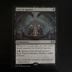 074/259 FONT OF AGONIES RARE RAVNICA ALLEGIANCE MTG CARD - Image 1