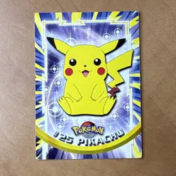 Pokemon Topps Pikachu #25 Black, Blue & Green Logos Non Holo - 3X CARDS - Image 5