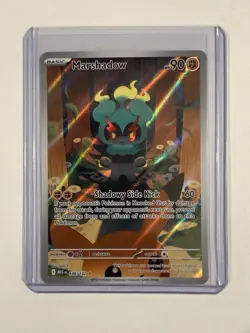 Marshadow 146/132 Illustration Rare Mega Evolutions Pokemon Card PSA CONTENDERU - Image 1