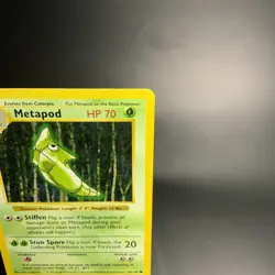 Metapod 054/102 Base Set Shadowless Lightly Played Vintage Pokemon Card WOTC - Image 3