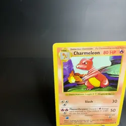 Charmeleon 024/102 Base Set (Shadowless) Regular MP Vintage Pokemon Card TCG - Image 2