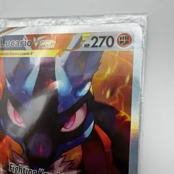Lucario VSTAR SWSH291 Crown Zenith Black Star Promo Pokemon Card SEALED - Image 4