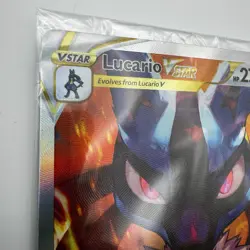 Lucario VSTAR SWSH291 Crown Zenith Black Star Promo Pokemon Card SEALED - Image 5