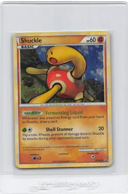 Shuckle HGSS15 - HOLO BLACK STAR PROMO - HeartGold SoulSilver - POKEMON CARD NM - Image 1