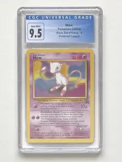 Graded Pokemon Card - Mew 8 - CGC Gem Mint 9.5 - Black Star Promo - Rare - PSA - Image 1