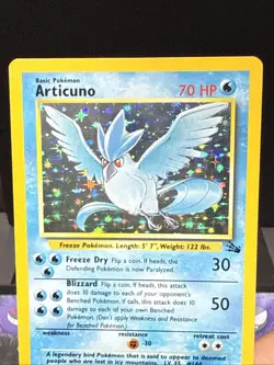 Pokemon Card Articuno 2/62 Holo Rare Fossil Set 1999 WOTC Light Play - Image 2