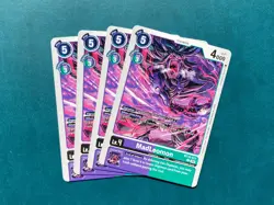 MadLeomon BT16-071 Playset Beginning Observer Digimon Card Game x4 - Image 1